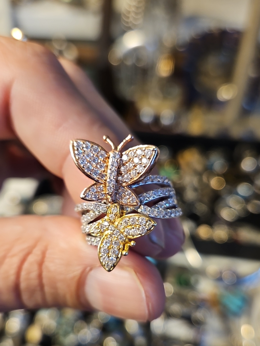 Sterling Butterfly Ring